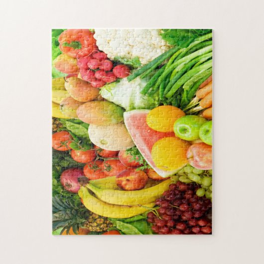 Groenten en fruit Lovers Jigzaag Puzzle Legpuzzel (Verticaal)