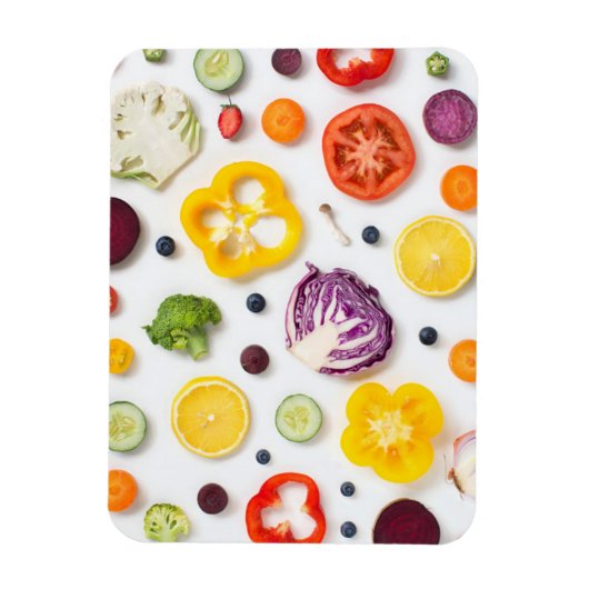 Groenten en fruit magneet (Verticaal)