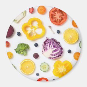 Groenten en fruit magneet