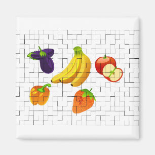 Groenten en fruit Magnet