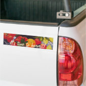 groenten en fruit Medley Bumpersticker (Op Truck)