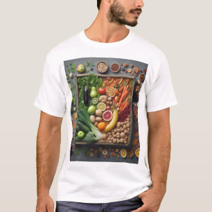 Groenten en fruit met gezonde vitaminen Desi T-shirt