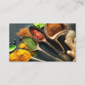 Groenten en fruit op tafelVisitekaartje Visitekaartje (Achterkant)