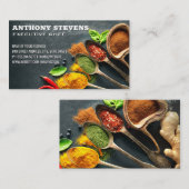 Groenten en fruit op tafelVisitekaartje Visitekaartje (Voorkant / Achterkant)