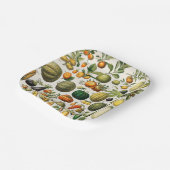 Groenten en fruit papieren bordje (Gebogen)