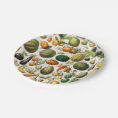 Groenten en fruit papieren bordje (Gekanteld)