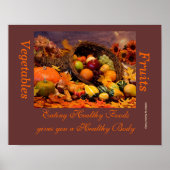 Groenten en fruit poster (Voorkant)