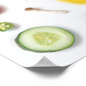 Groenten en fruit poster (Hoek)