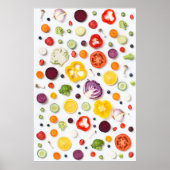 Groenten en fruit poster (Voorkant)