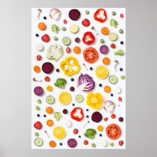 Groenten en fruit poster (Voorkant)