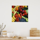 GROENTEN EN FRUIT POSTER (Keuken)