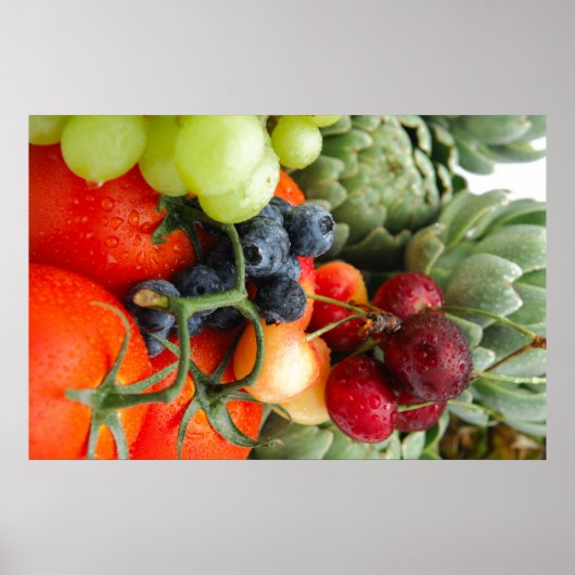 Groenten en fruit poster (Voorkant)