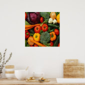 GROENTEN EN FRUIT POSTER (Keuken)