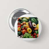 GROENTEN EN FRUIT RONDE BUTTON 5,7 CM (Voorkant /achterkant)