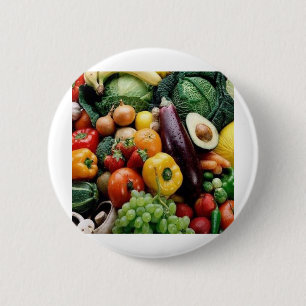 GROENTEN EN FRUIT RONDE BUTTON 5,7 CM
