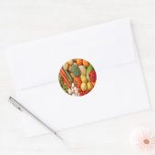 GROENTEN EN FRUIT RONDE STICKER (Envelop)