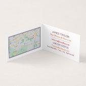 Groenten en fruit, sappelbast, gedetailleerd visitekaartje (Binnen)