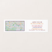 Groenten en fruit, sappelbast, gedetailleerd visitekaartje (Binnenkant ongevouwen)