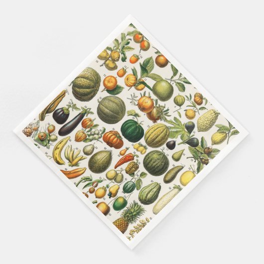 Groenten en fruit servet (Hoek)