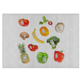 Groenten en fruit snijplank