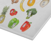 Groenten en fruit snijplank (Hoek)