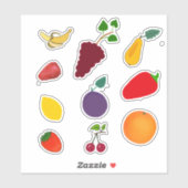 Groenten en fruit sticker (Vel)