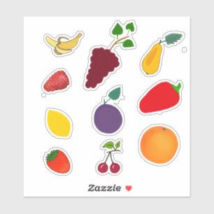 Groenten en fruit sticker