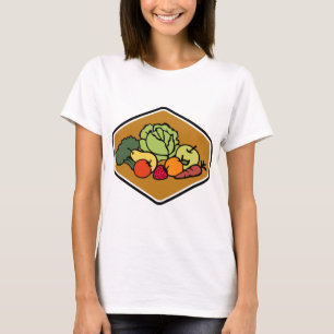 Groenten en fruit t-shirt
