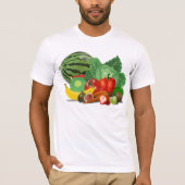 Groenten en fruit t-shirt (Voorkant)