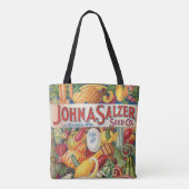  groenten en fruit, van de soort "Salzer Seed Cata Tote Bag (Achterkant)