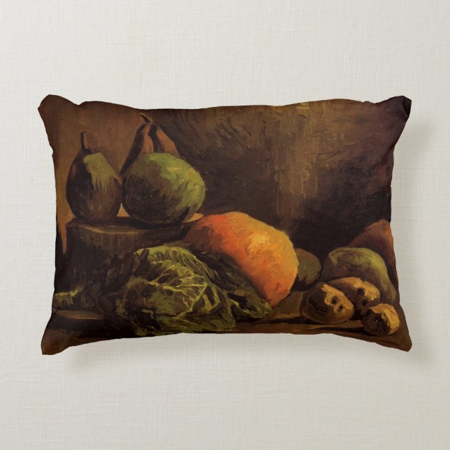 Groenten en fruit van Vincent van Gogh Accent Kussen (Voorkant)