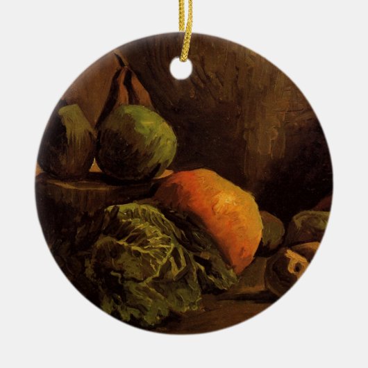 Groenten en fruit van Vincent van Gogh Keramisch Ornament (Voorkant)