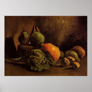 Groenten en fruit van Vincent van Gogh Poster
