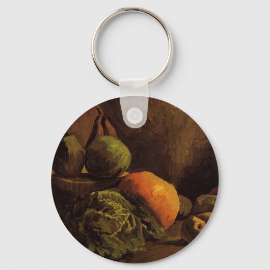 Groenten en fruit van Vincent van Gogh Sleutelhanger (Voorkant)