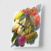 GROENTEN EN FRUIT VIERKANTE KLOK (Hoek)