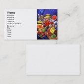 Groenten en fruit visitekaartje (Voorkant / Achterkant)