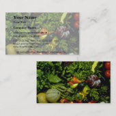 Groenten en fruit visitekaartje (Voorkant / Achterkant)