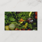 Groenten en fruit visitekaartje (Achterkant)