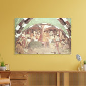 Groenten- en fruitmarkt canvas afdruk (Insitu (Woonkamer))
