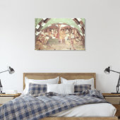 Groenten- en fruitmarkt canvas afdruk (Insitu (Slaapkamer))