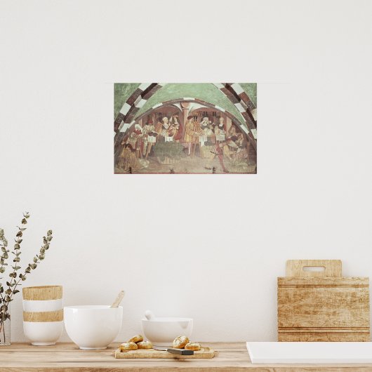 Groenten- en fruitmarkt poster (Keuken)