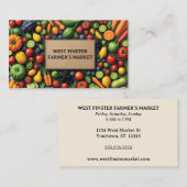 Groenten- en fruittelers CSA Visitekaartje (Voorkant / Achterkant)