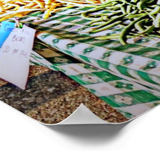 Groenten en groenten poster (Hoek)