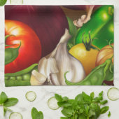 Groenten en kruiden Organic Natural Fresh Food Theedoek (Gevouwen)