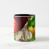 Groenten en kruiden Organic Natural Fresh Food Tweekleurige Koffiemok (Center)