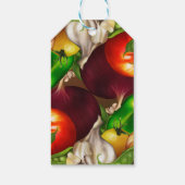 Groenten en kruiden Organic Natural Veggies Food Cadeaulabel (Achterkant)