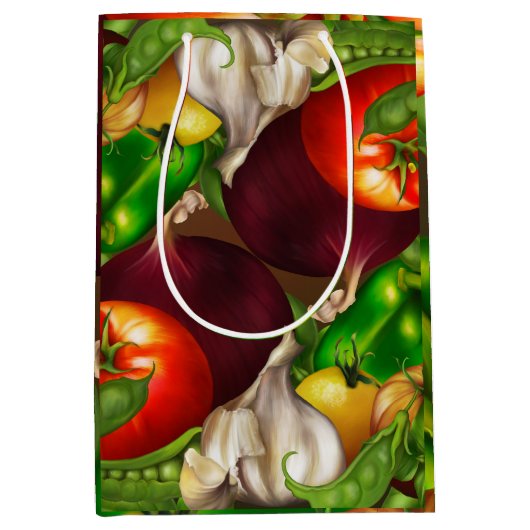 Groenten en kruiden Organic Natural Veggies Food Medium Cadeauzakje (Voorkant)