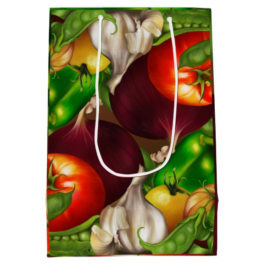 Groenten en kruiden Organic Natural Veggies Food Medium Cadeauzakje (Achterkant)