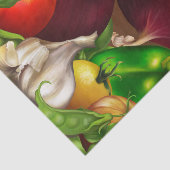 Groenten en kruiden Organic Natural Veggies Food Tissuepapier (Detail)