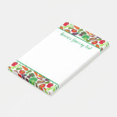 Groenten en kruidenierswaren post-it® notes (Schuin)